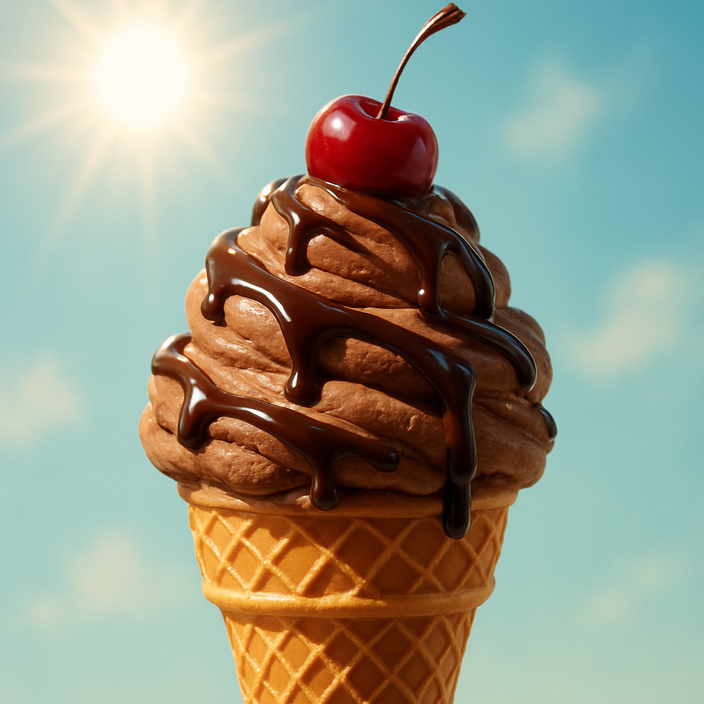 Glace au chocolat