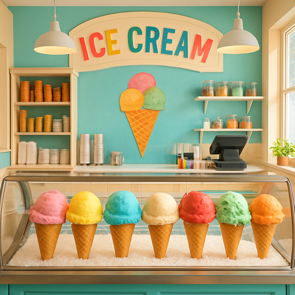 Magasin de glaces